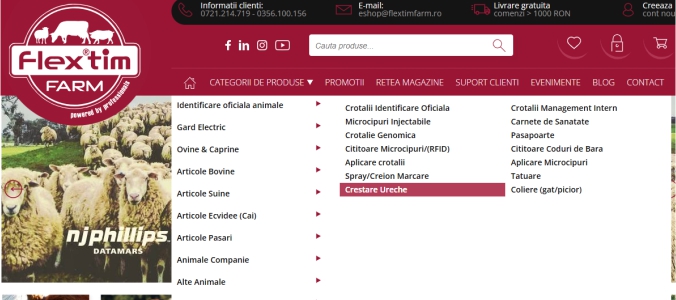 Flekstim Farm onlajn prodavnica sa proizvodima za veterinare i poljoprivrednike