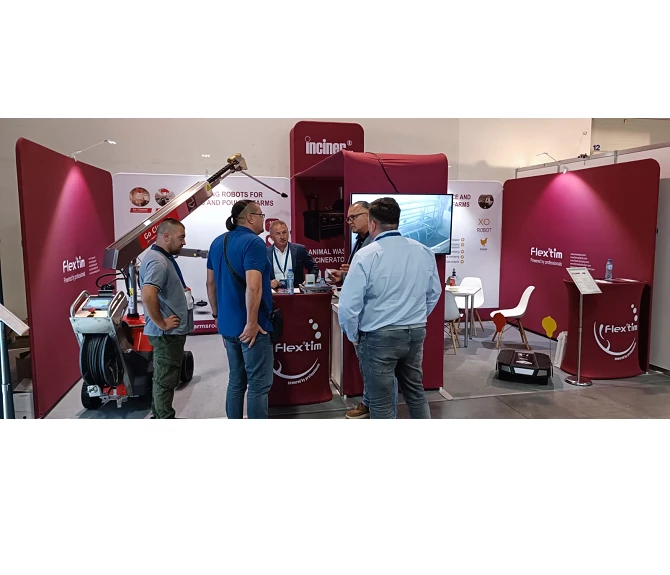 Flekstim industrija na sajmu Smart Poultry World 2023 u Sofiji, Bugarska.